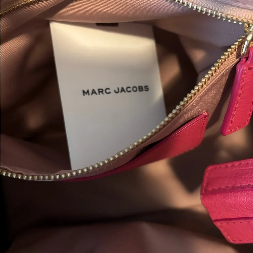 Marc Jacobs Vibrant Pink Leather Tote